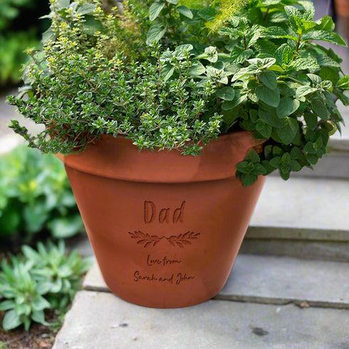 Dad Personalised Plant Pot